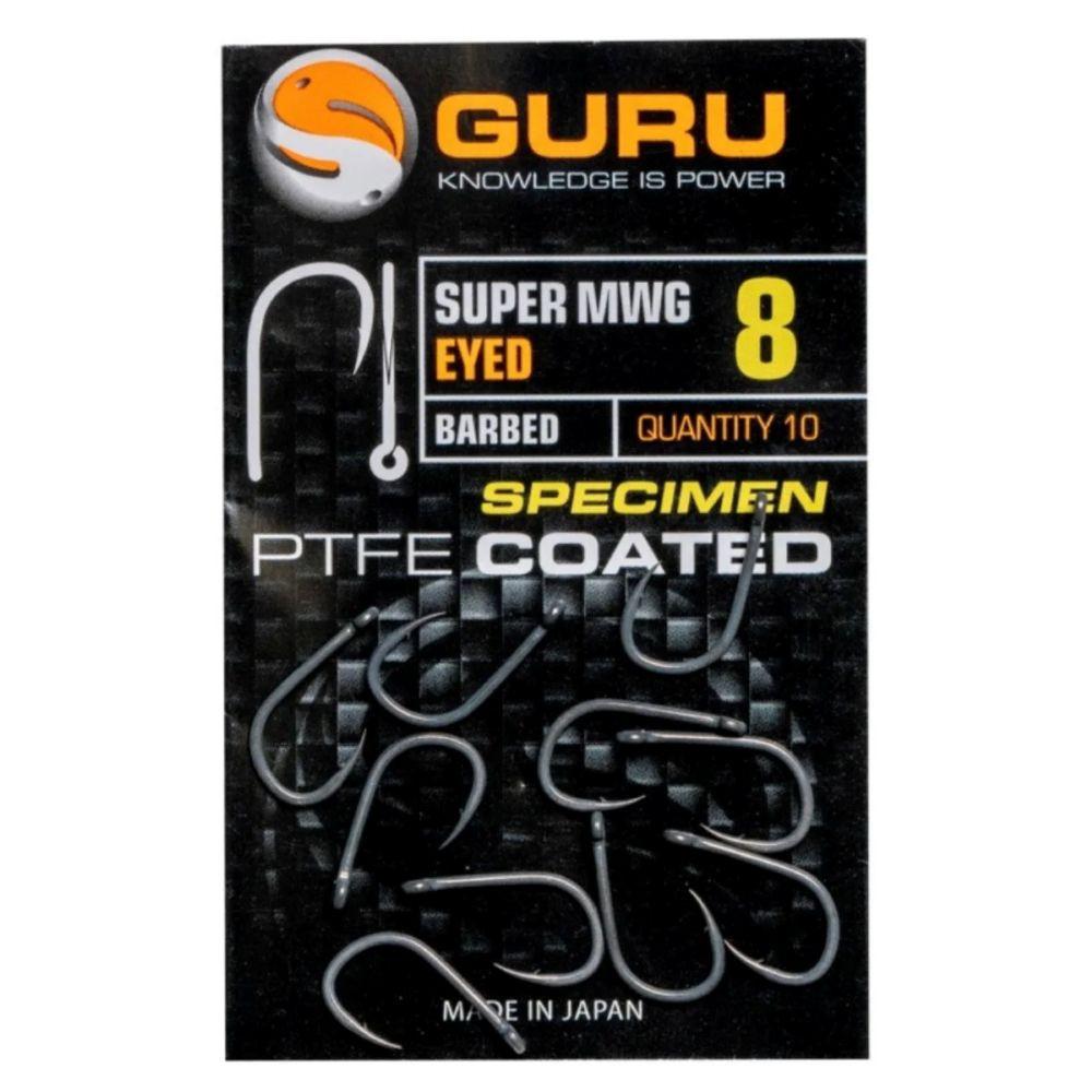 GURU SUPER MWG SIZE 08 (BARBED/EYED) (GSMWB08) 
