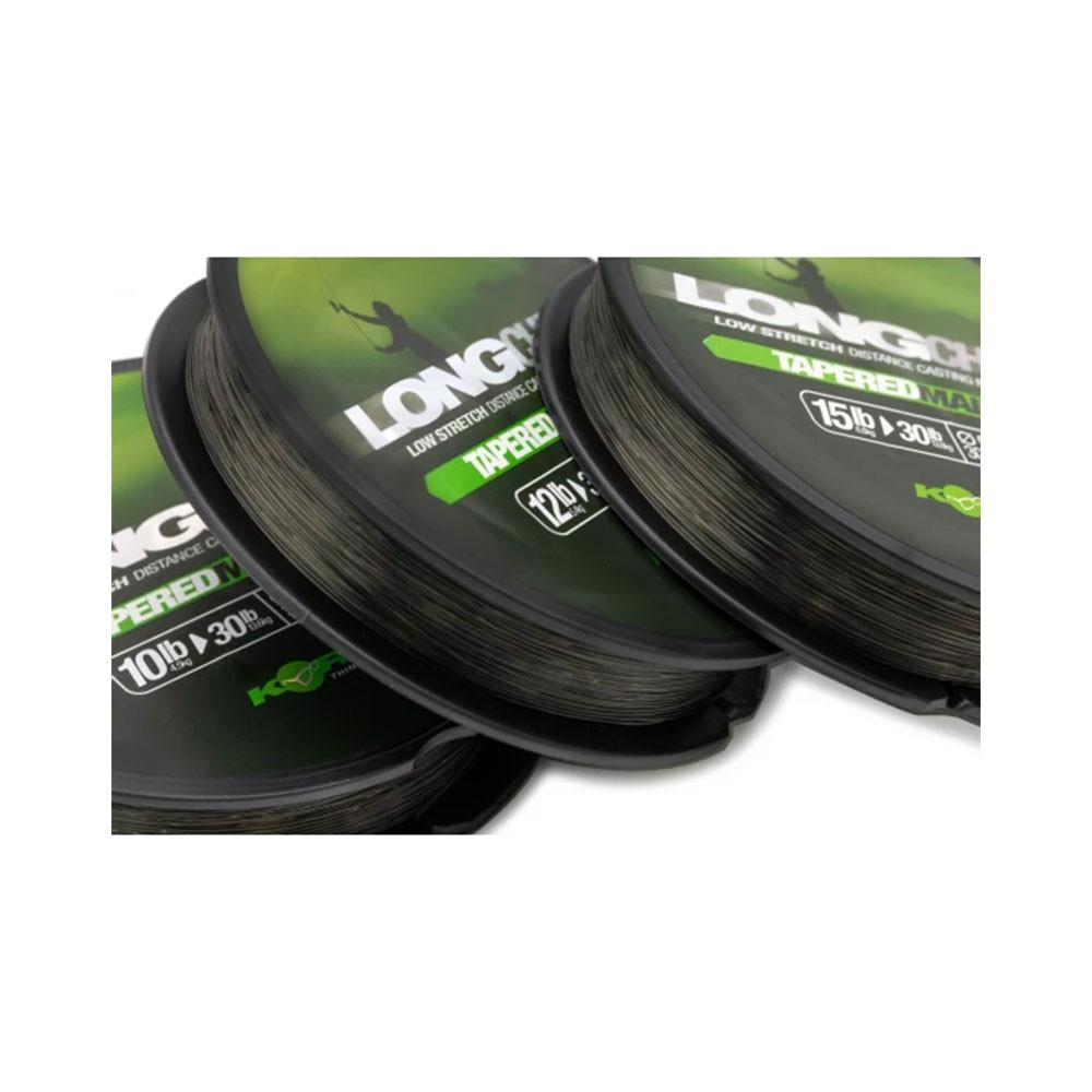 LONGCHUCK TAPERED MAINLINE GREEN 12-30lb/0.30-0.47mm (KDCM13) 