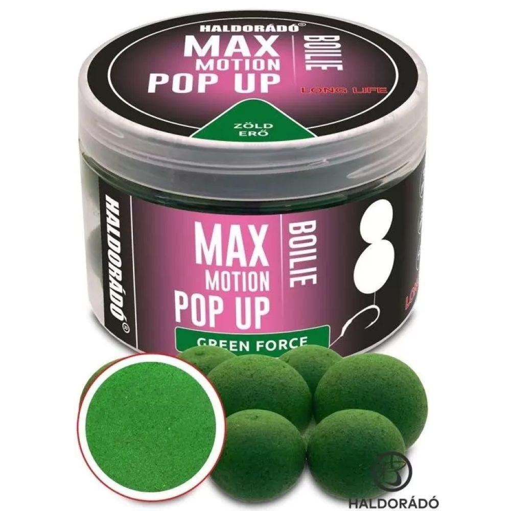 HALDORADO MAX MOTION Boilie Pop Up 16, 20mm - Green Force 