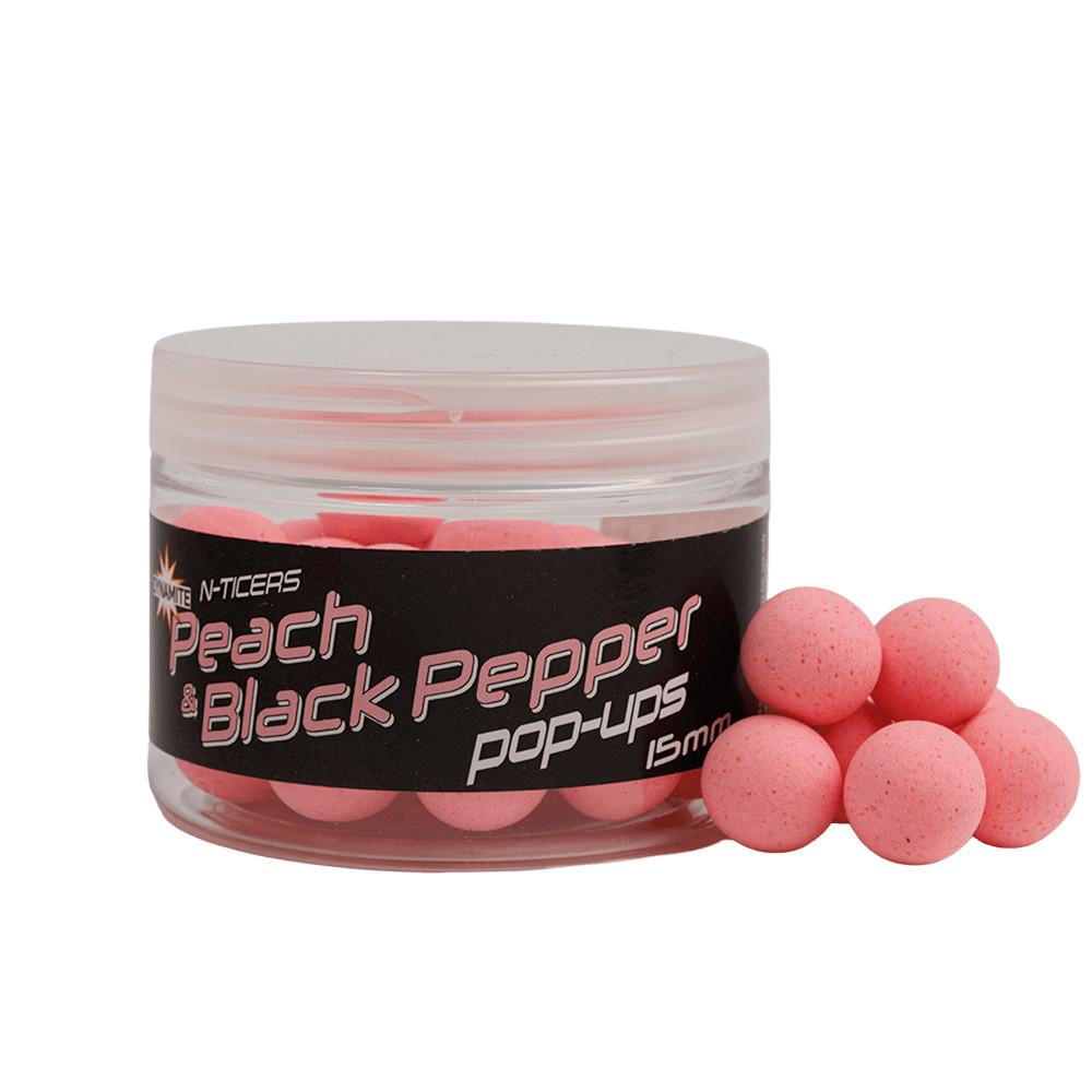DYNAMITE BAITS N-Ticers Peach&Pep. Popup 15mm  (DY1850) 